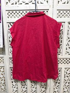 ✈️Original Sports Classic Red Button-Up Shirt C