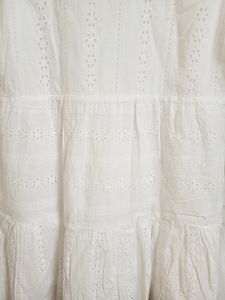White Schiffli Embroidered Dress