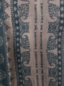 Stylish Blue &amp; White Printed Kurta