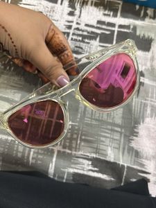 Pink Lens Sunglasses