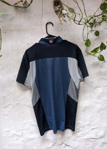 black yak Blue &amp; Gray Cycling Jersey