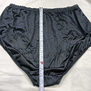 💙 Women's Black Lace Trim Briefs
