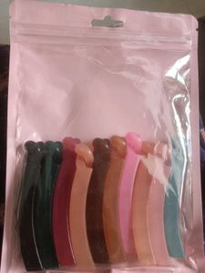 EVOGIRL brand set of 10 Colorful Banana Hair Clips