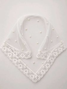 Pearl Embellished scarf