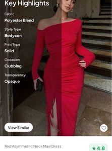 Red Maxi Dress - Elegant &amp; Chic