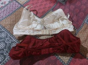 Bra Bundle - Cream &amp; Maroon