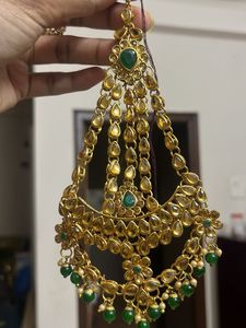 Gold-Tone Tikka jhoomer pasa passa