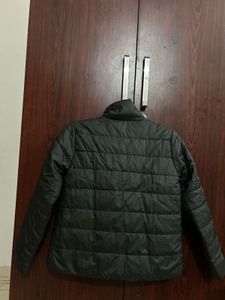 People Black Puffer Jacket | Size S