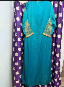2 in1 gown cum full suit set