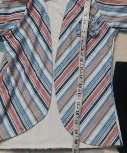3 Pieace Set Top Skirt And Coat