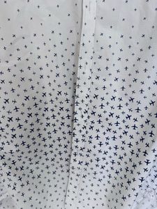 Van Heusen Men's White Shirt with Airplane Print