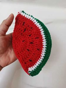 Cute Crochet Watermelon Pouch
