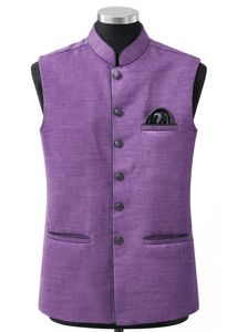 Stylish Purple Nehru Jacket