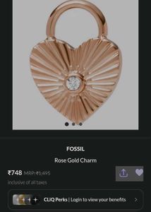 Heart Shaped charm