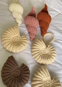 Handmade Crochet Shell Bag