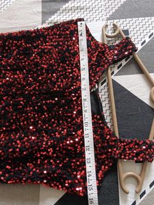 Sparkling Sequin Blouse Strechable Unused
