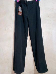 Wide Leg Black Trousers