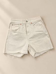 Light Wash Denim Cutoff Shorts