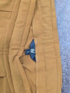 Stylish Mustard Culottes with Belt