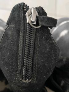 H&amp;M Black Suede Heels