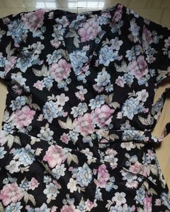 Floral Wrap Dress