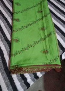 Elegant Green Saree