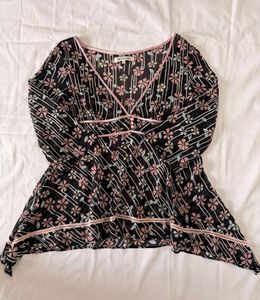 Y2K sheer top