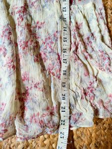Boho Embroidered Floral Blouse Size M-L 36"-38"