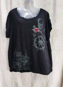 I. Pirate Ship Graphic T-Shirt