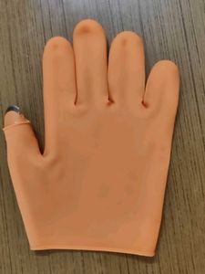 Brand New Right hand Orange Latex Glove