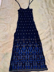 Boho Blue Floral Kurti