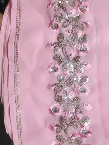 Elegant Pink Saree