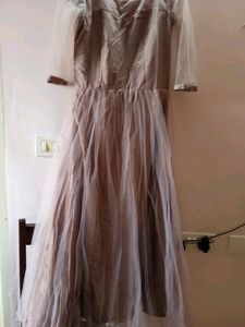 Wedding Dress With Long Shrug