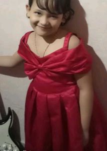 Hopscotch Maroon Party Dress with Bow