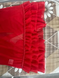 Sexy Red Babydoll Lingerie Set