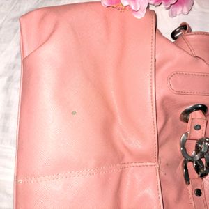 Imported Suede Leather Peachy Tote Bag 🔥