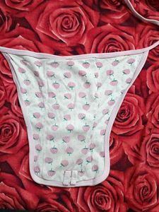 SET OF 3 Cute Strawberry Panties