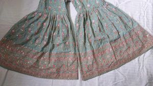 Embroidered Sharara Pants