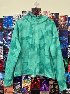 Mint Green Zip-Up Hoodie