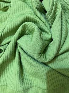 Selvia Lime Green Puff Sleeve Tie-Up Top