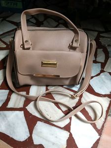 Stylish Taupe Handbag