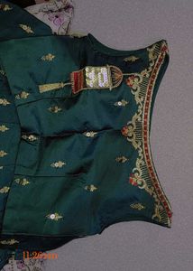 Beautiful Heavy Girlish Wedding Lehnga In Green💫
