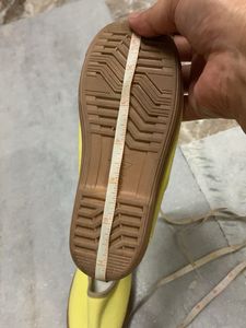 Yellow Canvas Mary Jane Shoes