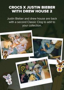 Crocs X Justin Bieber with Drewhouse