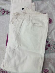 Classic White Denim Jeans