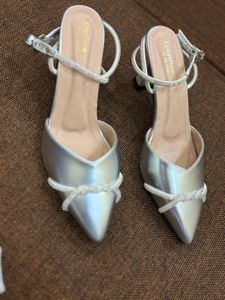 Sparkling Silver Heels
