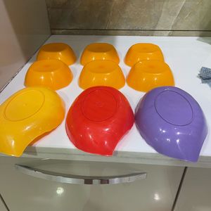 Colorful Bowl Set (9 Pieces)