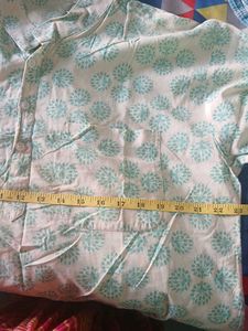 Men's Printed Cotton Kurta