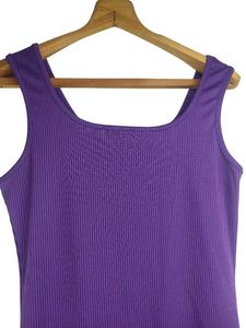 Purple Bodycon Mini Dress  LR-91