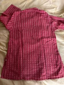 Fabindia Pink Printed Kurta